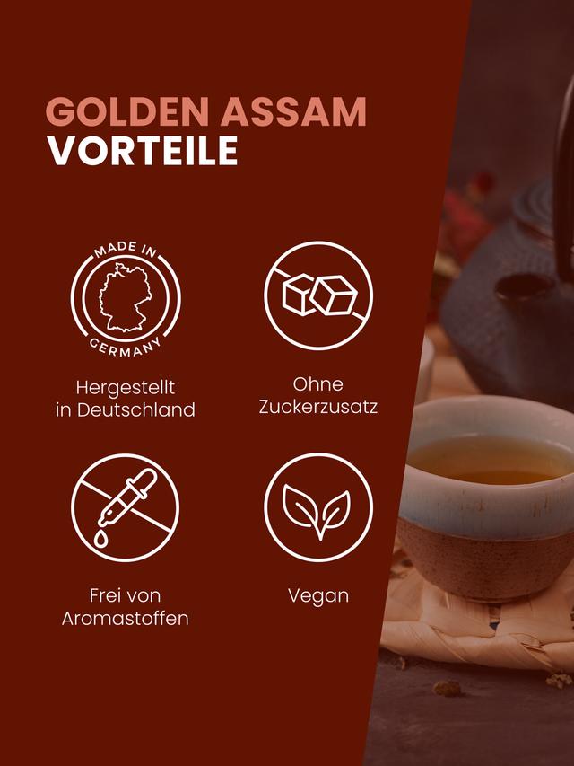 Schwarzer Tee Assam, lose, 3er-Sets