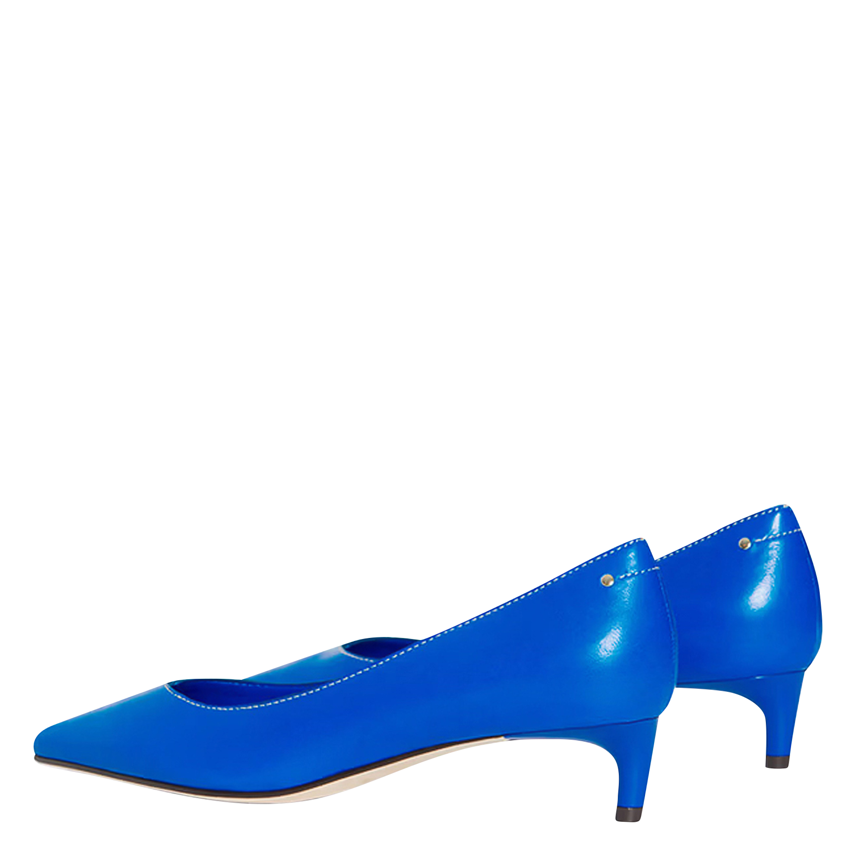 Escarpins en cuir | Bleu