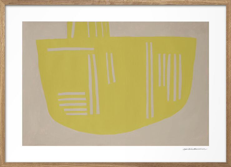 The Poster Club Leise Dich Abrahamsen - Floating Flerfarver