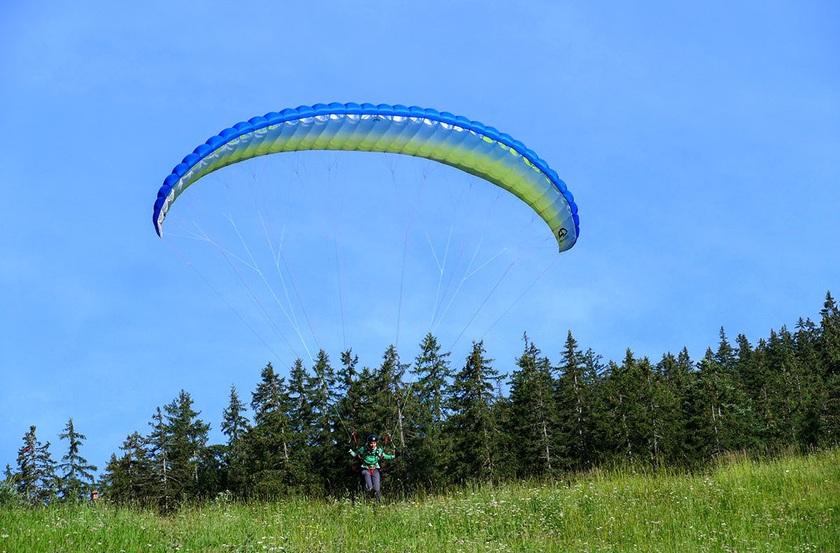 Gleitschirmfliegen Grundkurs in Wiesbaden