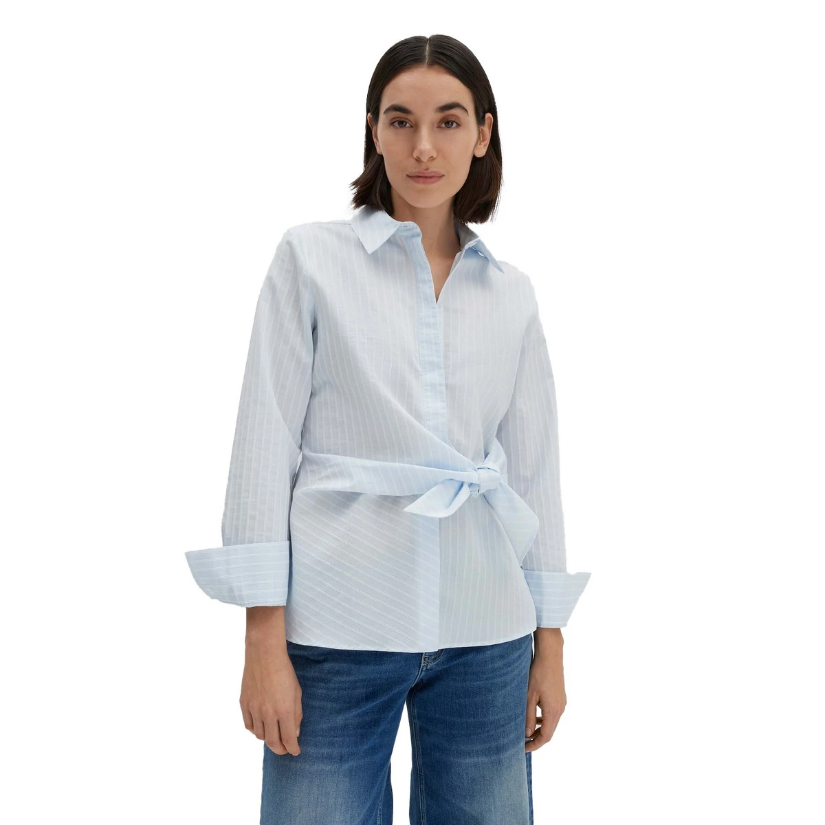 Dames Blouse 25015 blouse streep oversized