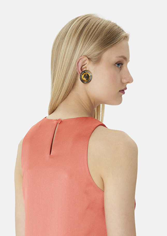 Robe Roselynecorail en satin fluide
