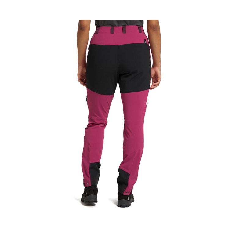 Haglöfs Rugged Standard Pants Women Deep Pink/True Black