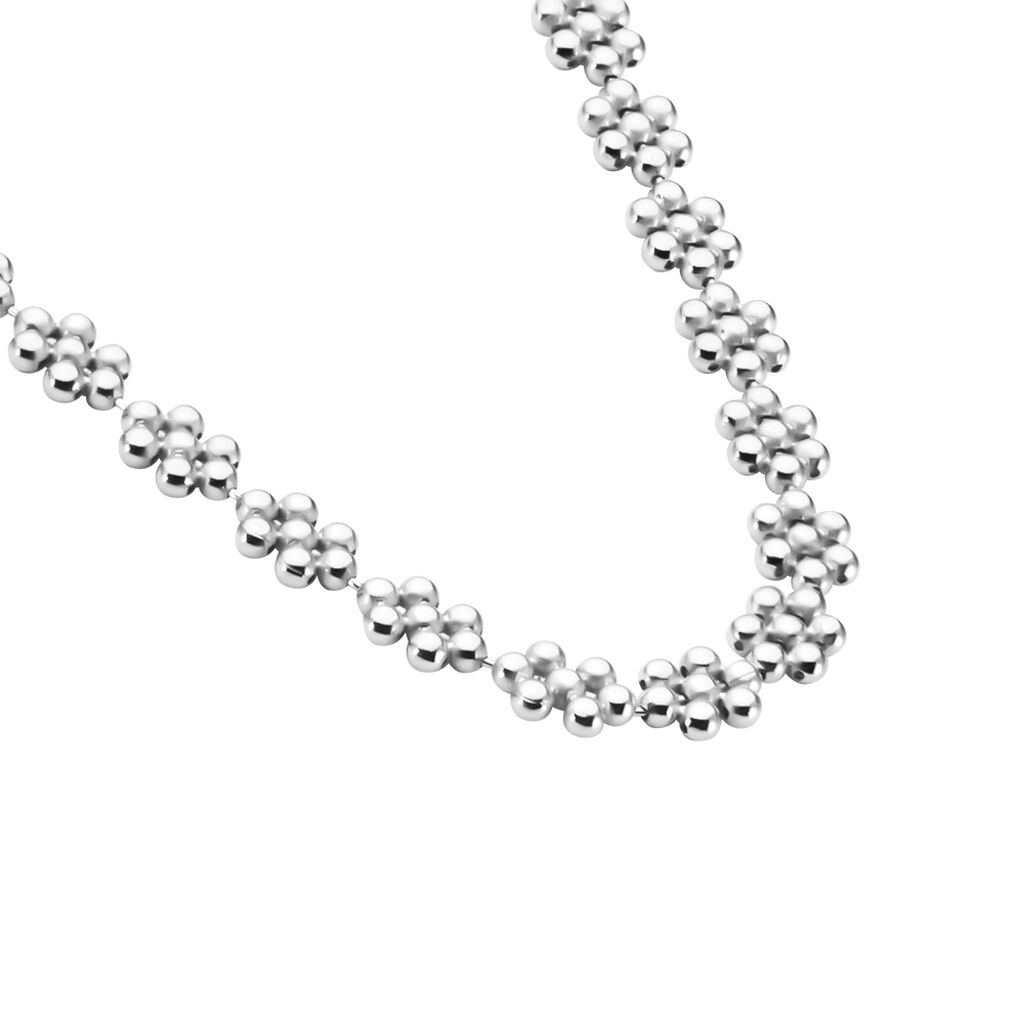 Collier Ashlee Argent Blanc