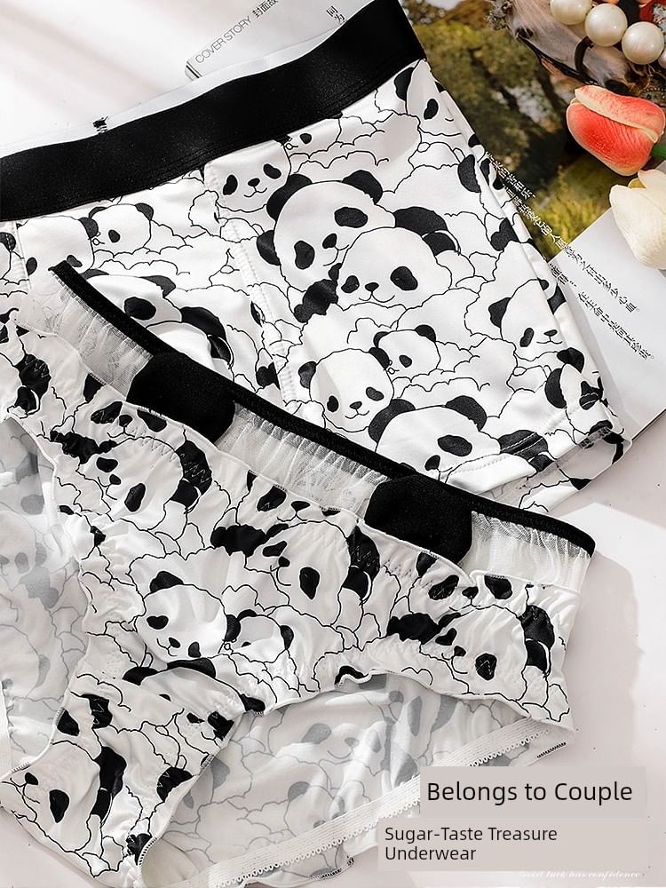 Pancherry - Koppelset: Cartoon Print Panty + Boxershort