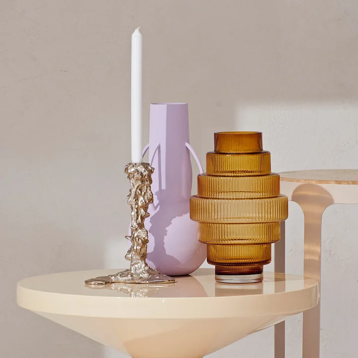 Pols Potten - Steps Vase S, dunkles lila