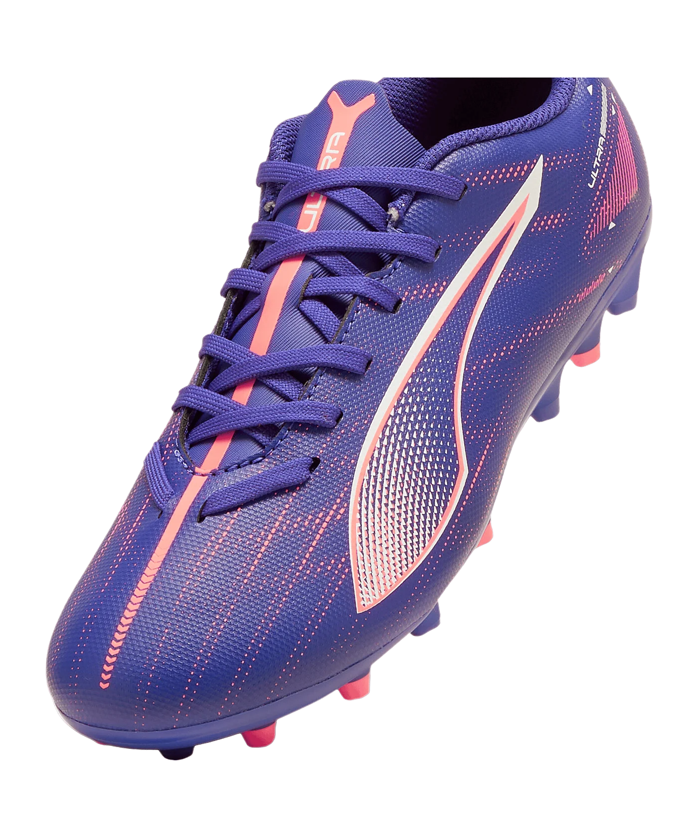 PUMA ULTRA 5 Play MG Formula Jr Kids Lila Weiss F01