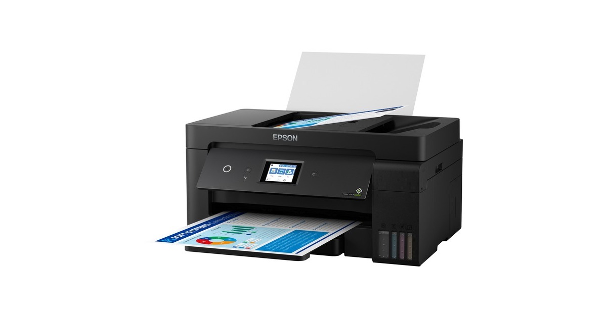 EpsonEcoTank ET-15000 all-in-one inkjetprinter met faxfunctie  (Zwart, Scannen, Kopiëren, Faxen, LAN, Wi-Fi)