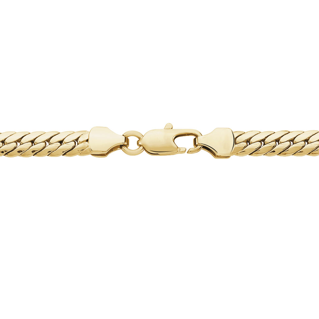 Collier Messaline Plaqué Or Jaune