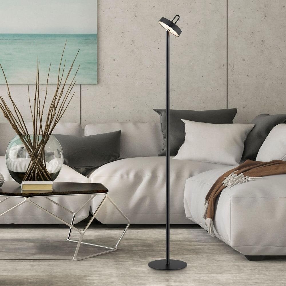Amag LED-vloerlamp op batterijen in zwart, 1,5 W, 70 lm, IP44