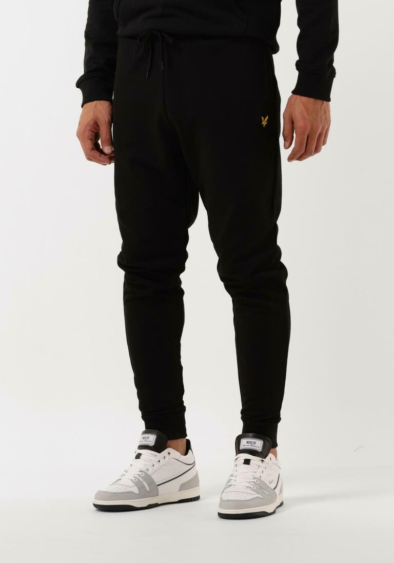 LYLE & SCOTT zwarte lyle & scott sweatpant skinny sweat pants
