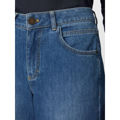 Damen-Relaxed-Jeans, Blau