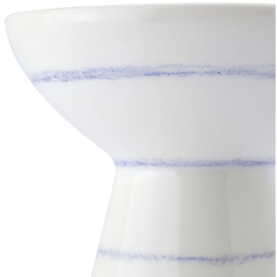 Vase Keramik handbemalt blau, Klein