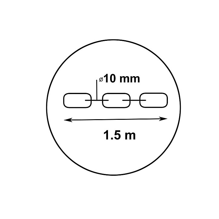 Chaîne antivol Smith & Locke Gris 1 m