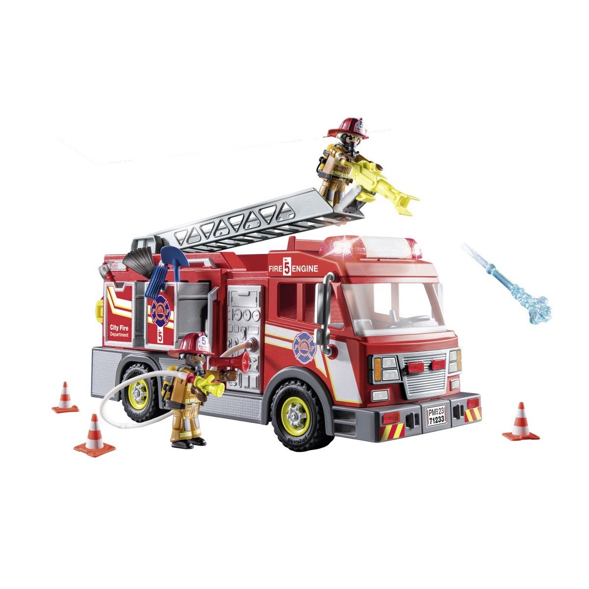 Camion de pompier avec grande échelle - Playmobil City Action 71233