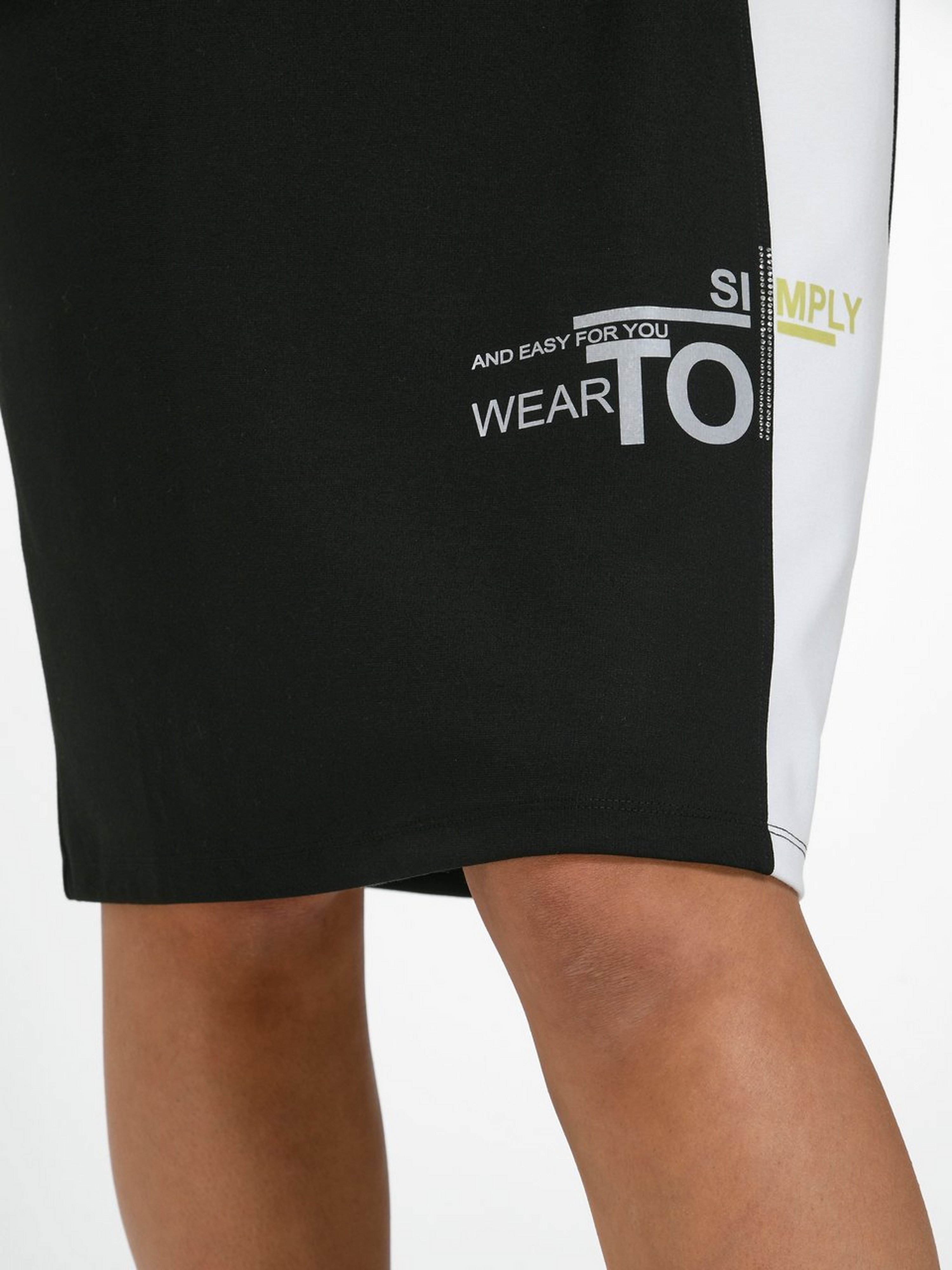Jersey-Kleid mit 1/2-Arm