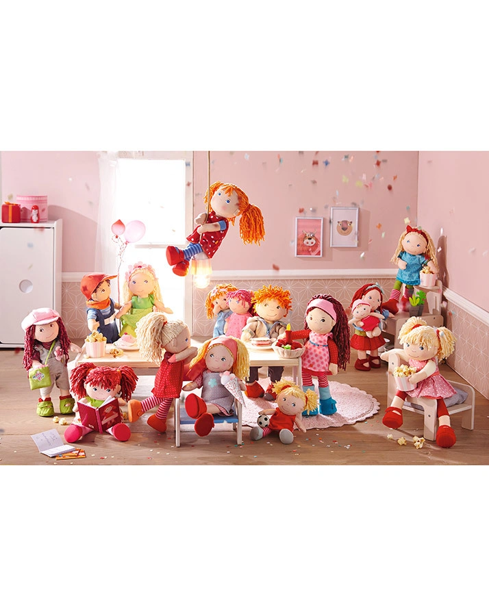 Stoffpuppe LIESE (30 cm) in bunt