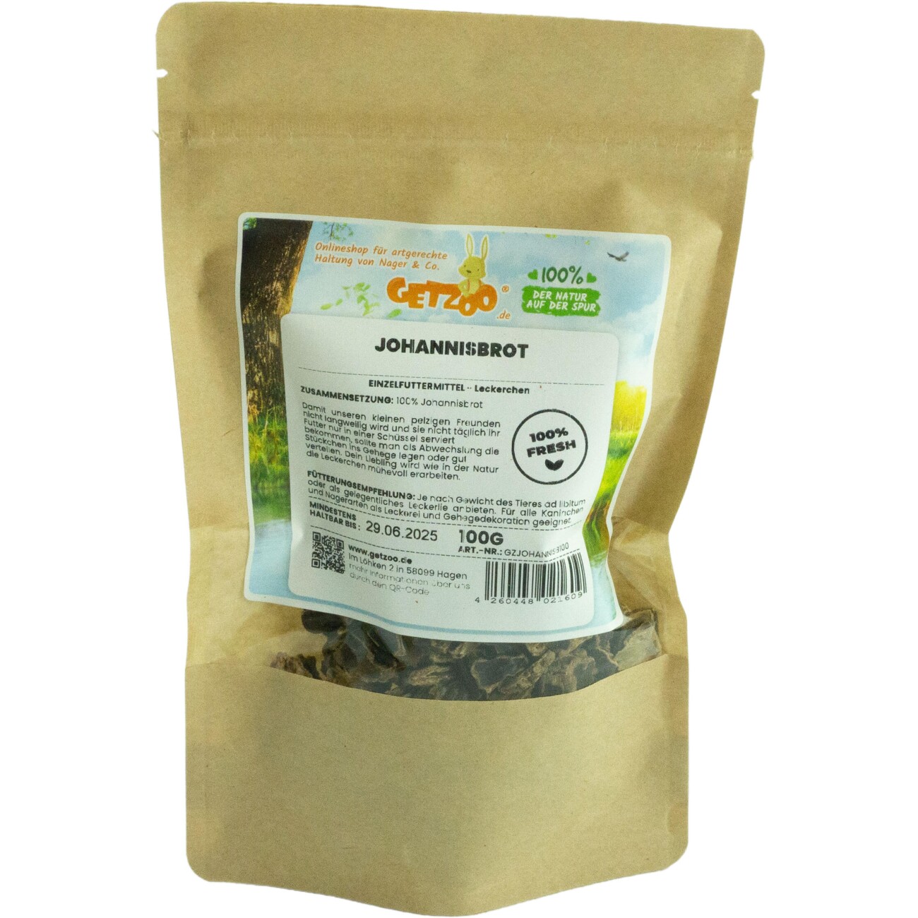 Getzoo Johannisbrot 100g