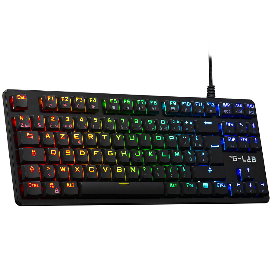 The G-Lab Keyz Platinium TKL - Outemu Low Profile Red