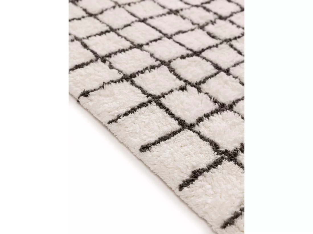 Tapis de Bain Wavu Blanc 60x100 cm