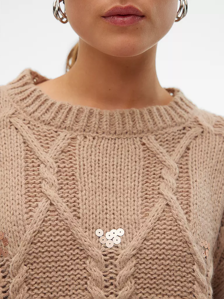 VERO MODA Pullover VMUNA beige