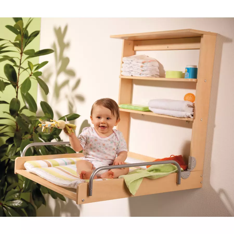roba Wandwickelregal Dschungelbaby natur