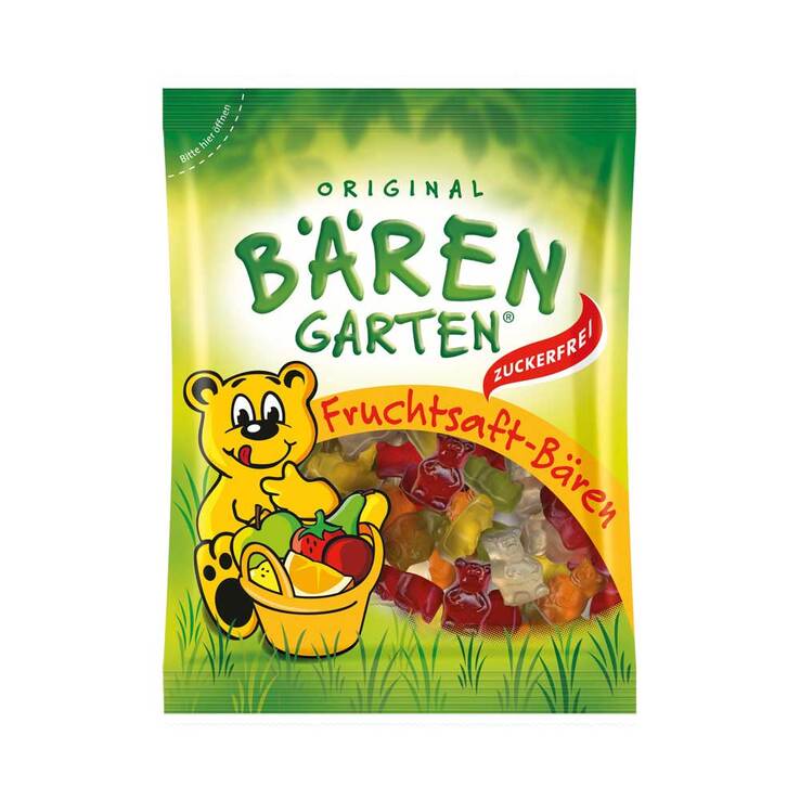 Original Bärengarten Fruchtsaft-Bären zuckerfrei, 150 g