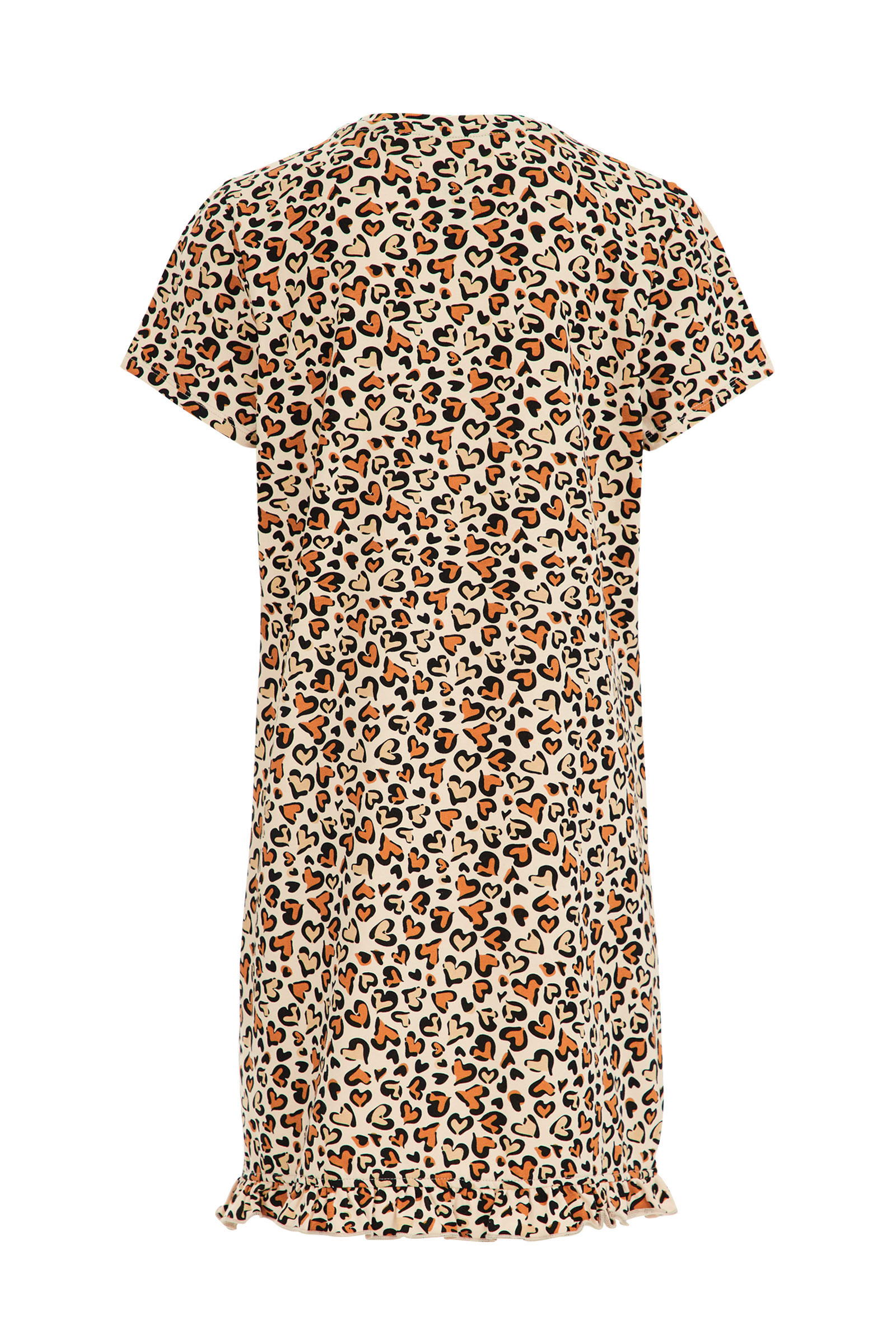 Meisjes nachthemd met dessin WE Fashion Beige