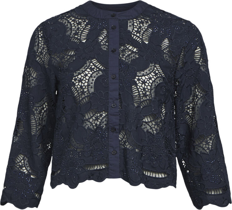 Object OBJERIKA RE 3/4 SLEEVE TOP CC1 AW Sky captain