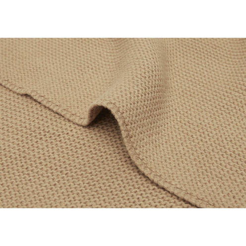 Couverture 75x100cm Basic Knit Biscuit - JOLLEIN