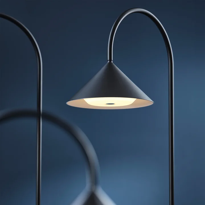 Frandsen - Grasp LED Akku-Stehleuchte, H 47 cm, beetroot matt