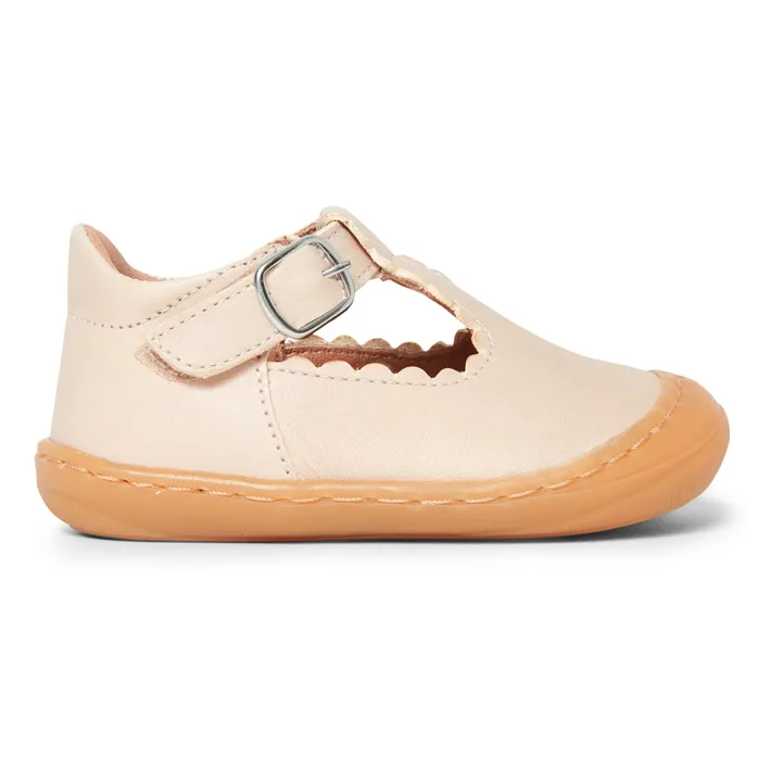 Petit Nord Ballerines Scratchs Scallop Cruiser | Crème