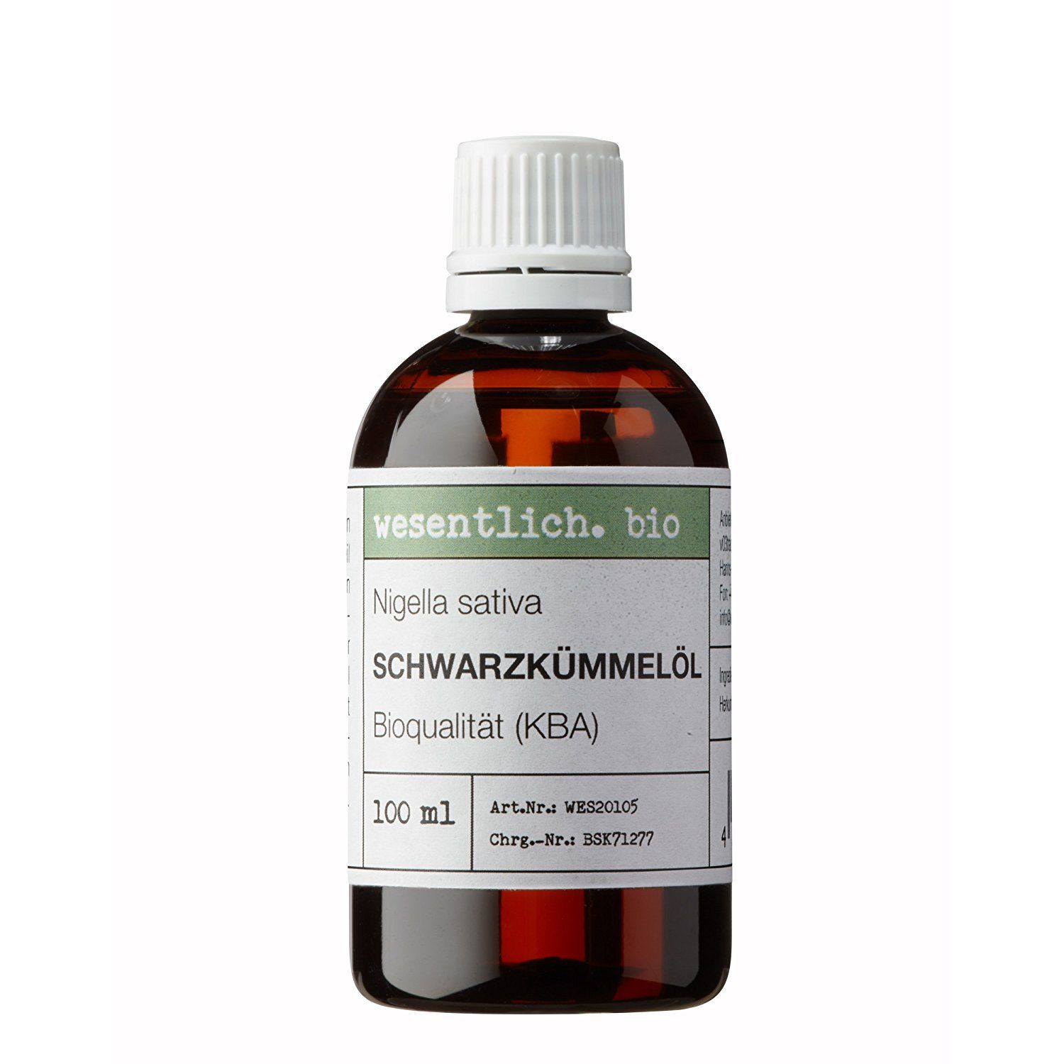 Schwarzkümmelöl bio kaltgepresst von wesentlich.