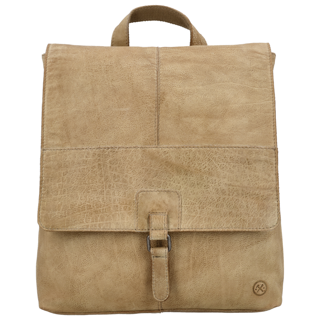 Hide & Stitches Paint Rock Schouder/ Rugtas Overslag Zand