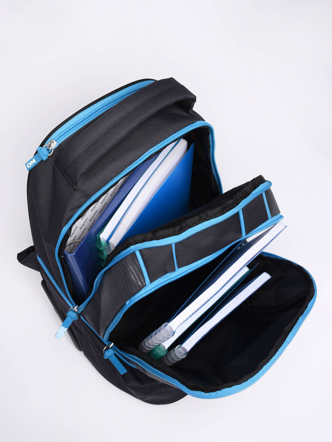 Sac a dos  roulettes 2 compartiments OLYMPIQUE DE MARSEILLE
