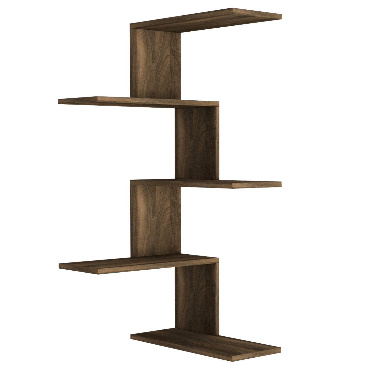 Wandregal - braun - 109 cm hoch