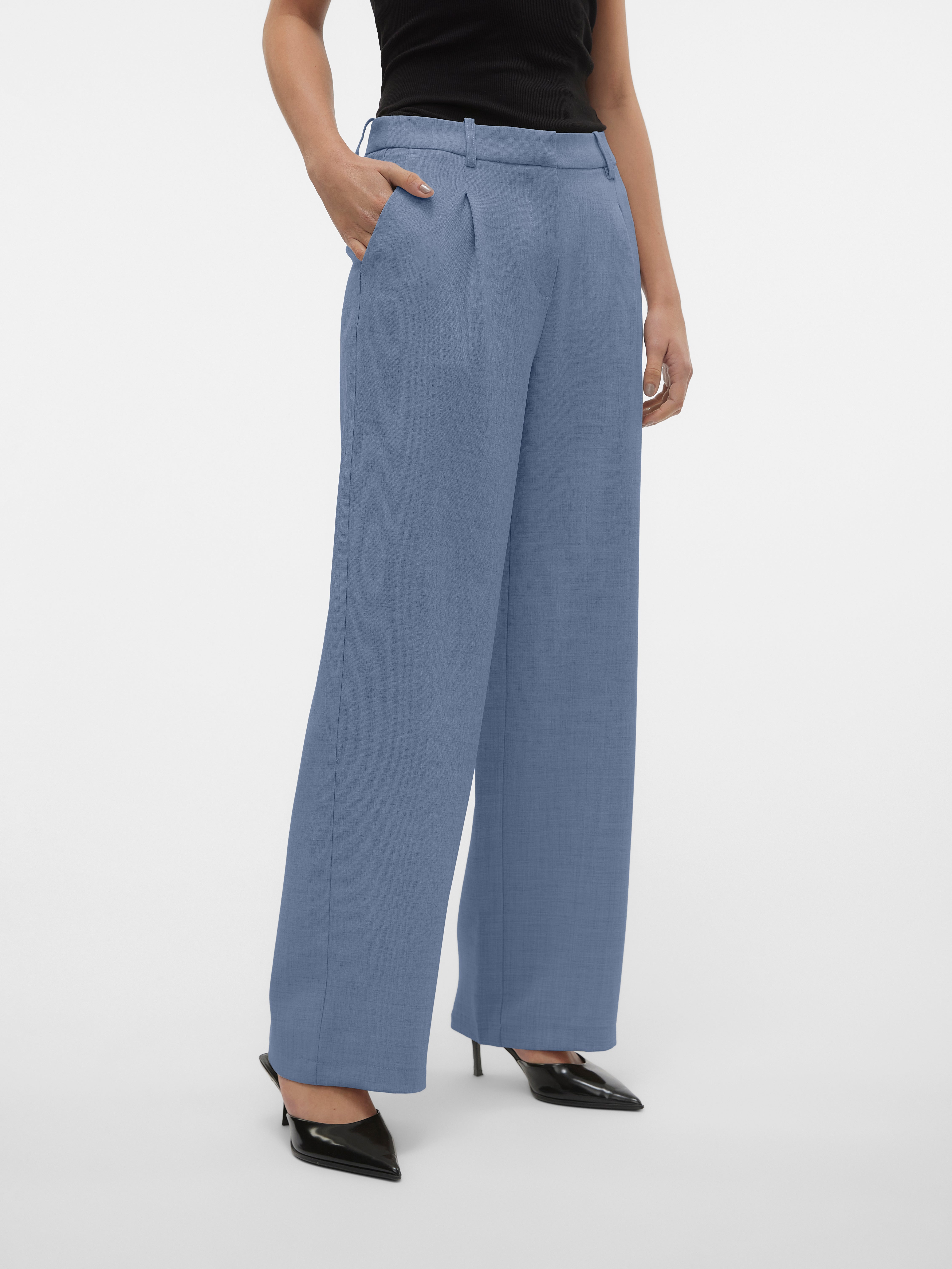VMCASSIDY Mid waist Broek