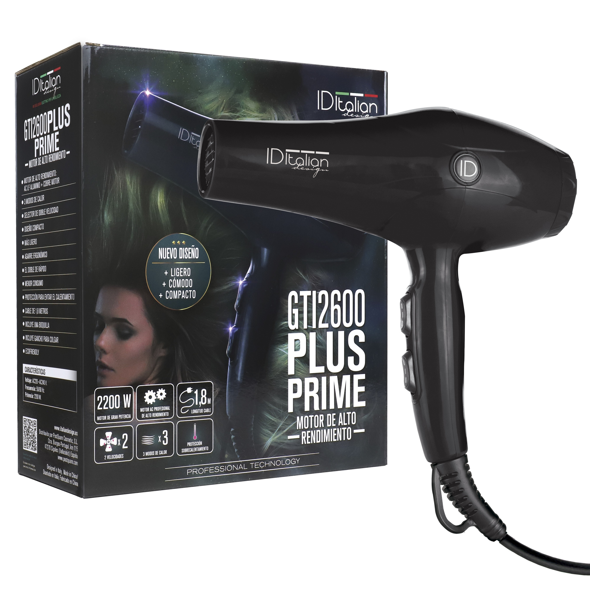Italian Design GTI 2600 Plus Prime Hair dryer