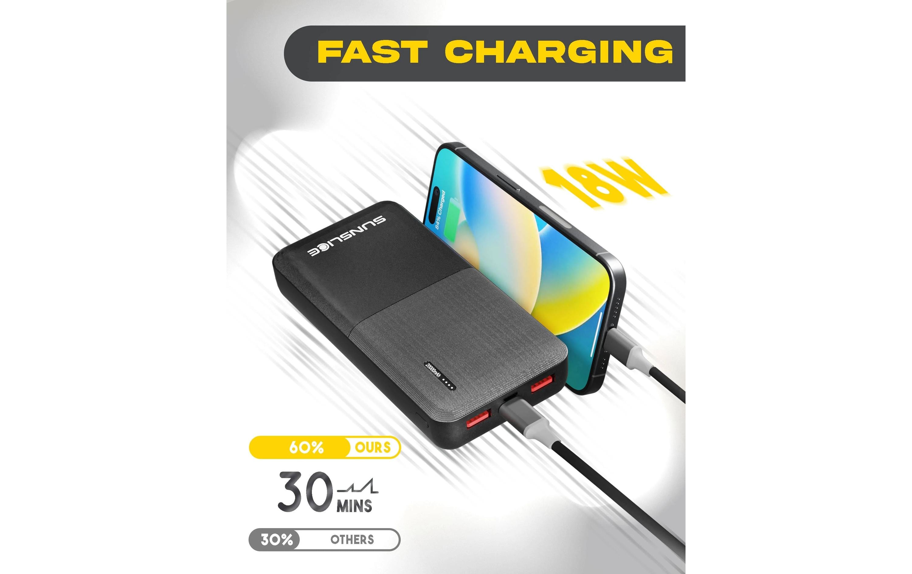 Powerbank Gravity 20 - 20000 mAh20'000 mAh kompakte Li-Ion PowerBank