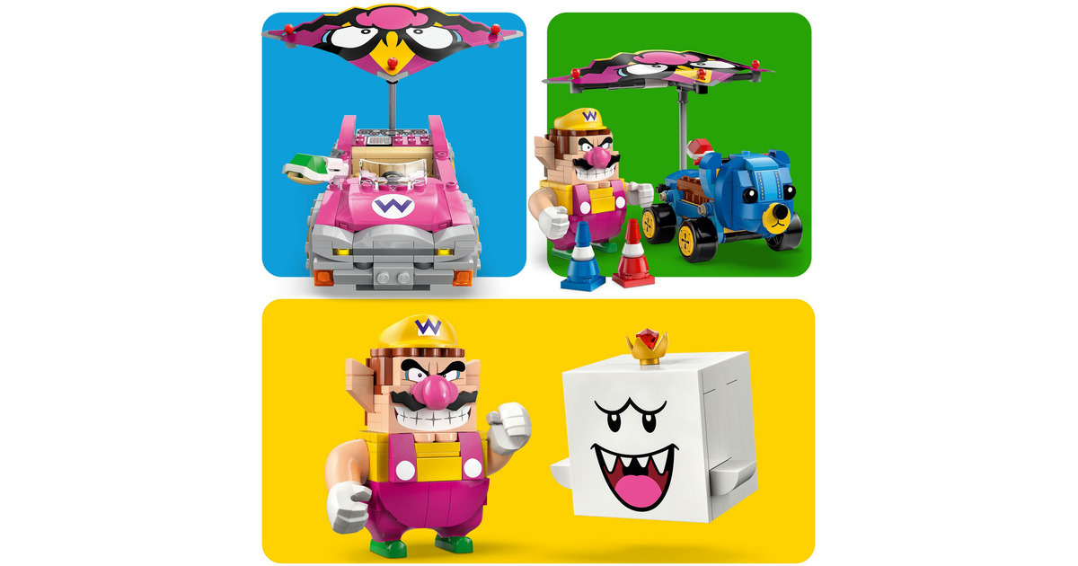 LEGOSuper Mario - Mario Kart - Wario en King Boo Constructiespeelgoed  (72038)