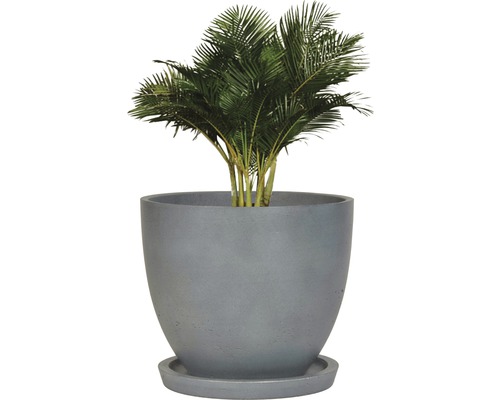 Schotel voor bloempot Lafiora Ø 25 cm donkergrijs