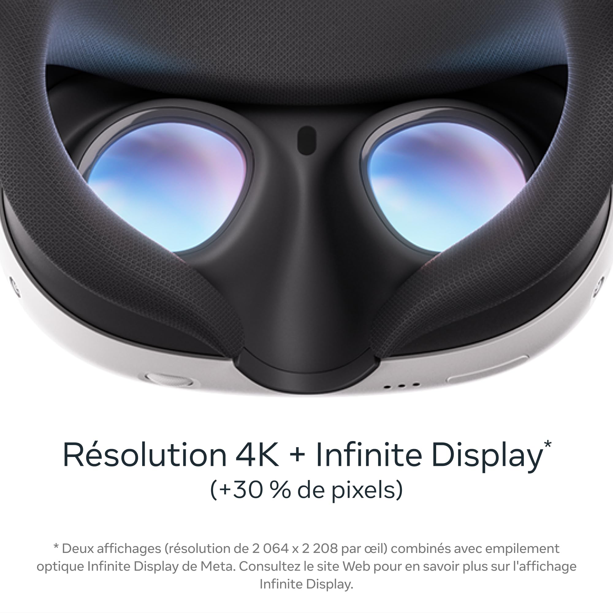 Meta Quest 3 512 Go – Le plus puissant des Quest – Expériences de réalité mixte ultimes – Casque tout-en-un avec manettes, résolution 4K + affichage Infinite Display