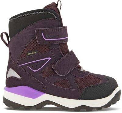 Ecco Snow Mountain GTX Vintersko Jr, Black/Fig