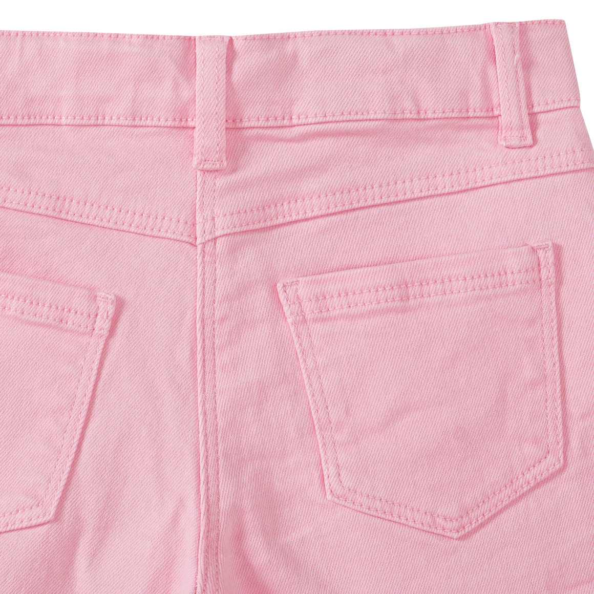 Topolino Mädchen Jeans-Shorts mit Fransen rosa