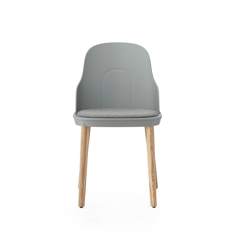 Normann Copenhagen  Allez stol, m/betræk Main Line Flax - grå/egetræ