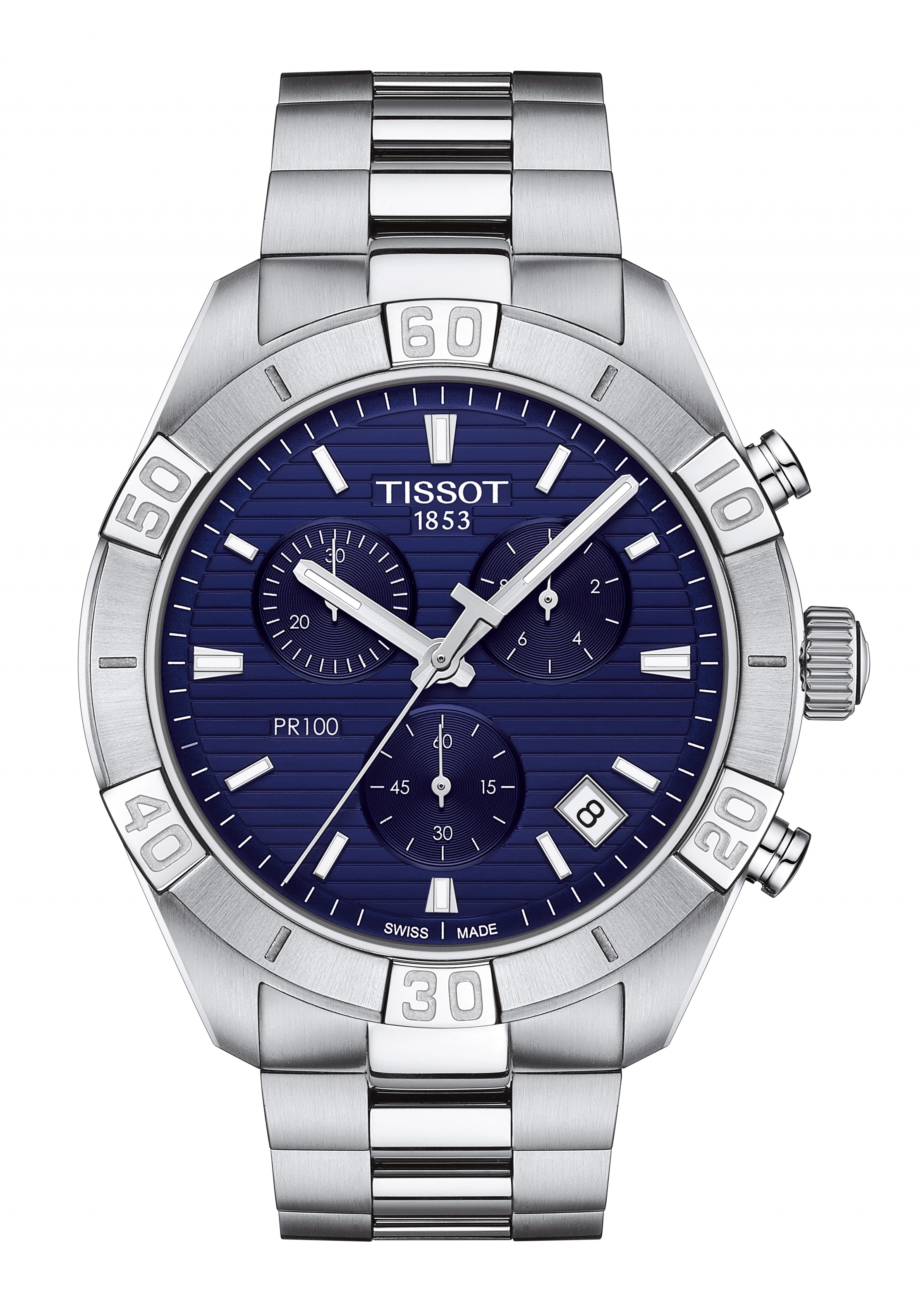 Tissot PR100 Sport Herrenchronograph Blau