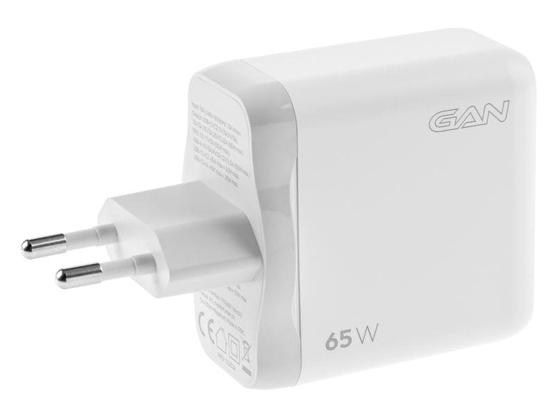 onit USB-Wandladegerät Triple 2C1A 65 W GaN Weiss Ladeadapter mit zwei USB-C-Ports und einem USB-A-Port