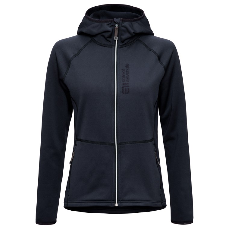 Elevenate W Skiers Fleece Hood Dark Ink