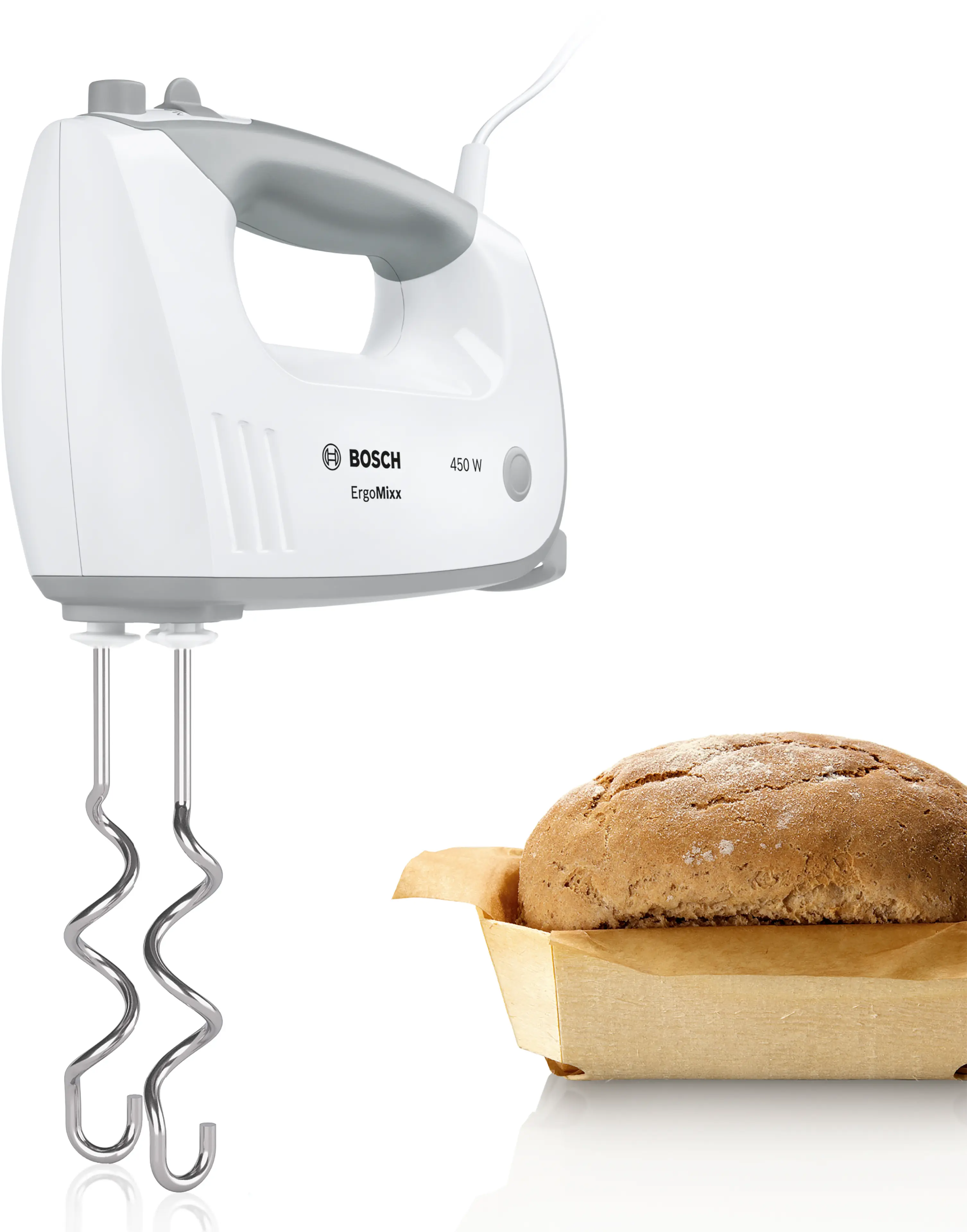Handmixer ErgoMixx 450 W Wit, Grijs MFQ36400