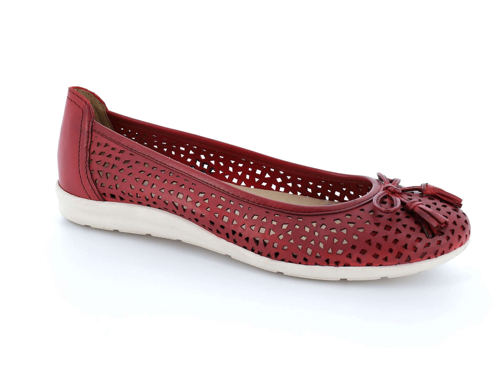 Marco tozzi-22500 Cuir Rouge